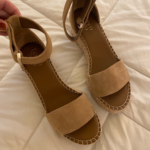 Franco Sarto ‘Pela’ Espadrille Wedge Sandals - Picture 3 of 7